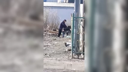 Трахнул проститутку по-быстрому на улице
